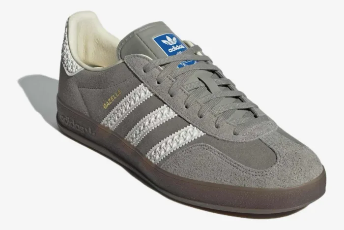 Adidas Gazelle Indoor 'Grey White' IF1807 - Image 3