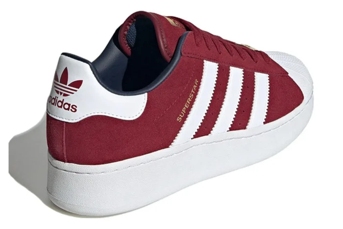 Adidas Originals Superstar XLG 'Burgundy' IE9872 - Image 4
