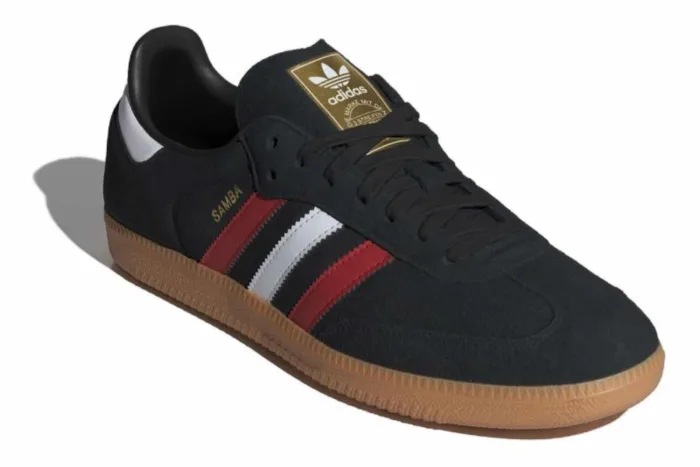Adidas Samba OG 'Black White Scarlet' IG1824 - Image 2