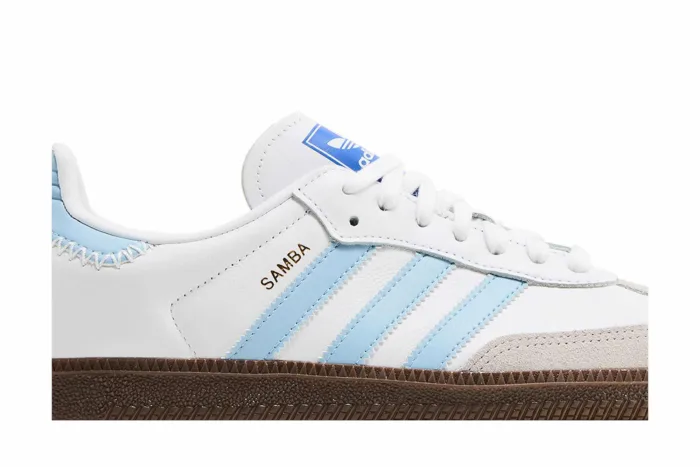 Adidas Samba OG 'Cloud White Light Blue' JI2003 - Image 2
