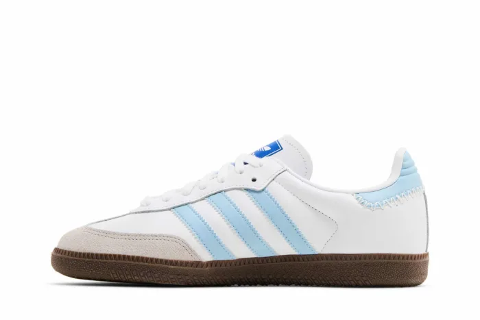 Adidas Samba OG 'Cloud White Light Blue' JI2003 - Image 3