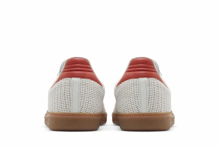 Adidas Samba OG 'Crystal White Preloved Red' IG1380 - Image 6