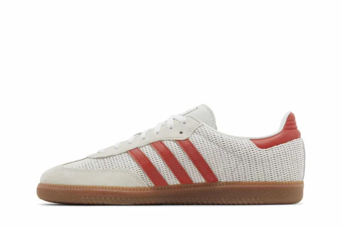 Adidas Samba OG 'Crystal White Preloved Red' IG1380 - Image 3