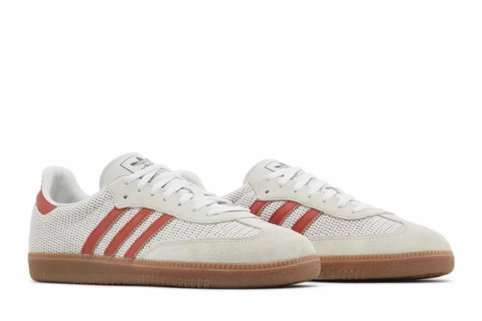 Adidas Samba OG 'Crystal White Preloved Red' IG1380 - Image 8