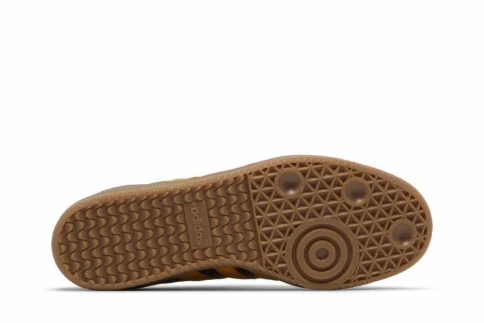 Adidas Samba OG 'Dark Brown Yellow' IG6174 - Image 4