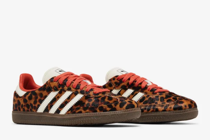 Adidas Samba OG 'Preloved Red Leopard' JI2734 - Image 8
