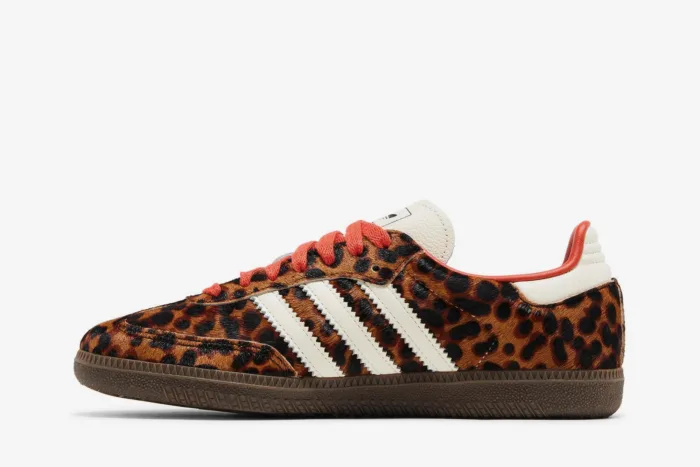Adidas Samba OG 'Preloved Red Leopard' JI2734 - Image 3