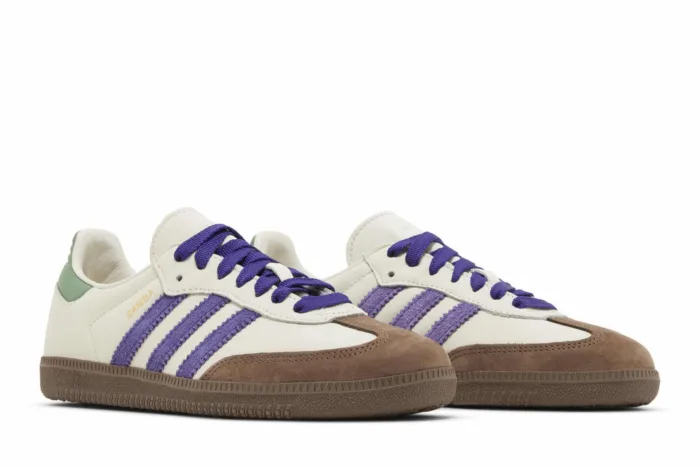 Adidas Samba OG 'White Purple Green' ID8349 - Image 8