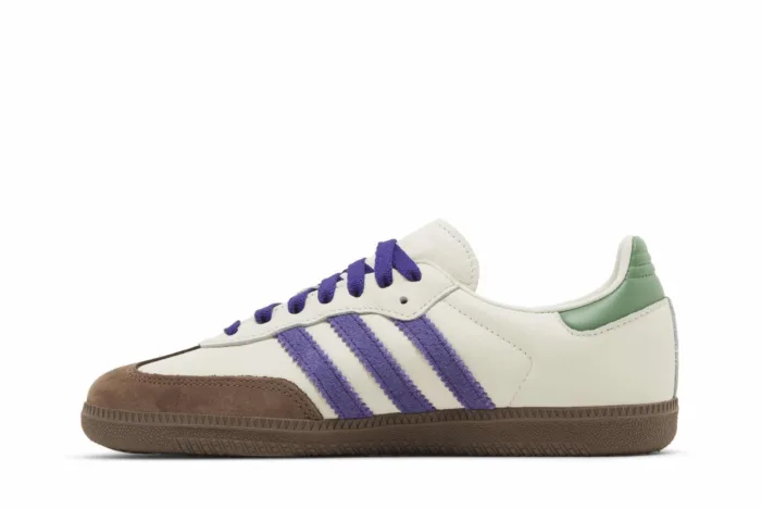 Adidas Samba OG 'White Purple Green' ID8349 - Image 3