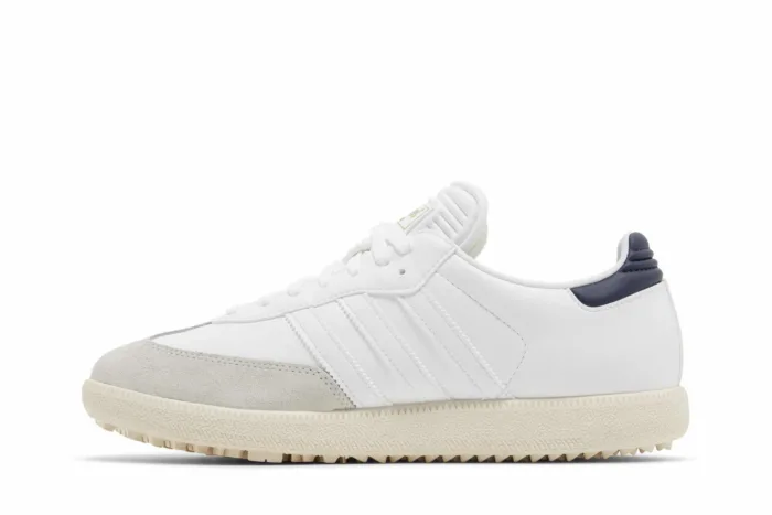 Adidas Samba Spikeless Golf 'White Collegiate Navy' IE4870 - Image 3
