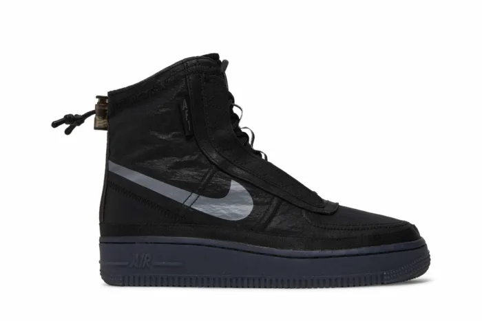 Air Force 1 High Shell 'Black' BQ6096-001 - Image 1