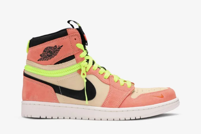 Air Jordan 1 High Switch 'Pink Volt' CW6576-800 - Image 1