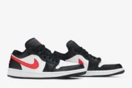 Air Jordan 1 Low 'Black Siren Red' DC0774-004 - Image 8