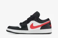 Air Jordan 1 Low 'Black Siren Red' DC0774-004 - Image 3