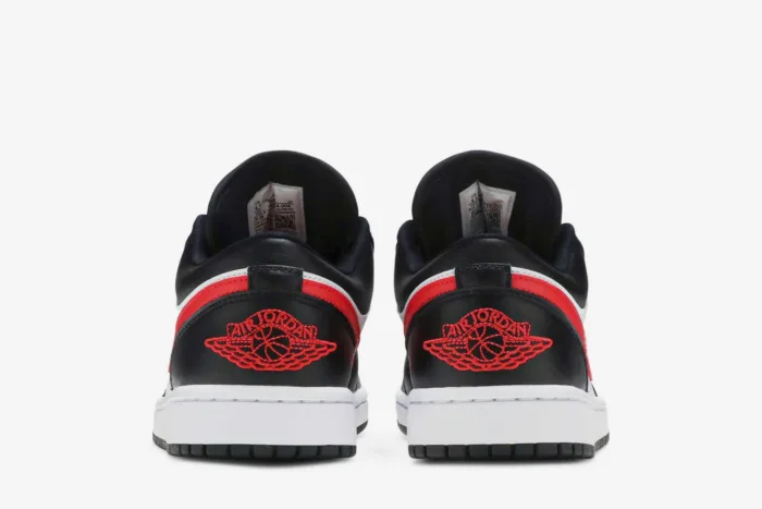 Air Jordan 1 Low 'Black Siren Red' DC0774-004 - Image 6