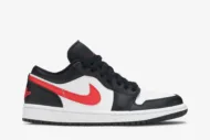 Air Jordan 1 Low 'Black Siren Red' DC0774-004