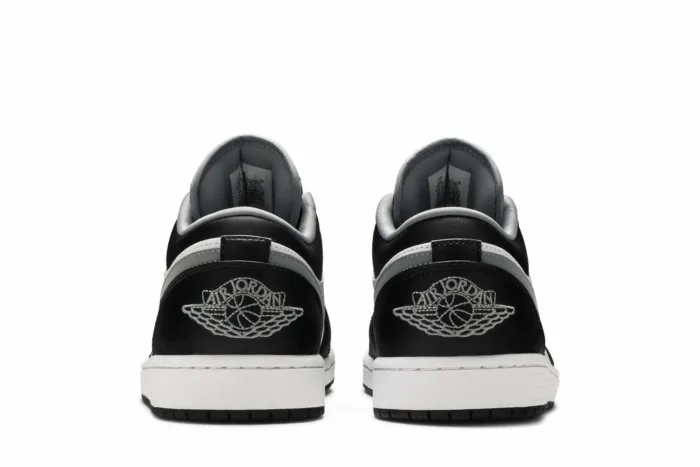 Air Jordan 1 Low 'Black White Grey' 553558-040 - Image 6