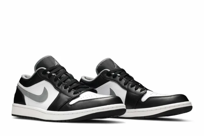 Air Jordan 1 Low 'Black White Grey' 553558-040 - Image 8