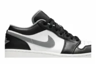 Air Jordan 1 Low 'Black White Grey' 553558-040 - Image 2