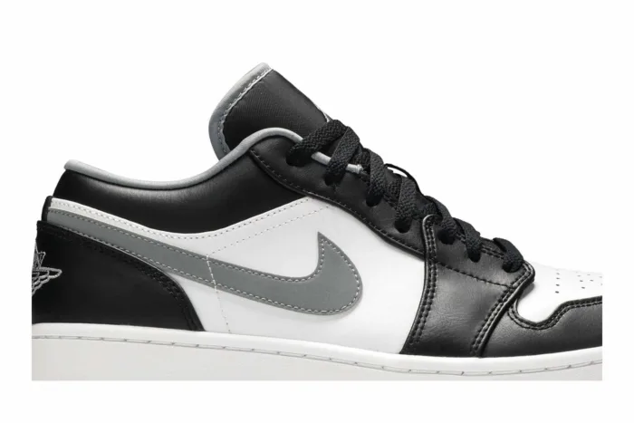 Air Jordan 1 Low 'Black White Grey' 553558-040 - Image 2