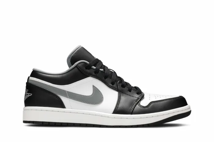 Air Jordan 1 Low 'Black White Grey' 553558-040 - Image 1