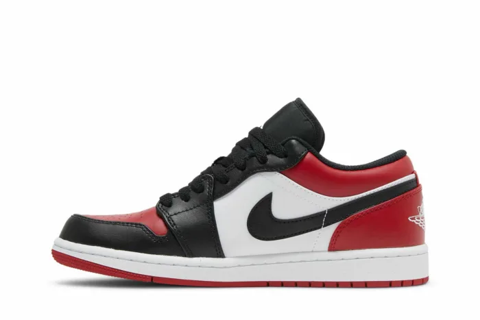 Air Jordan 1 Low 'Bred Toe' 553558-612 - Image 3