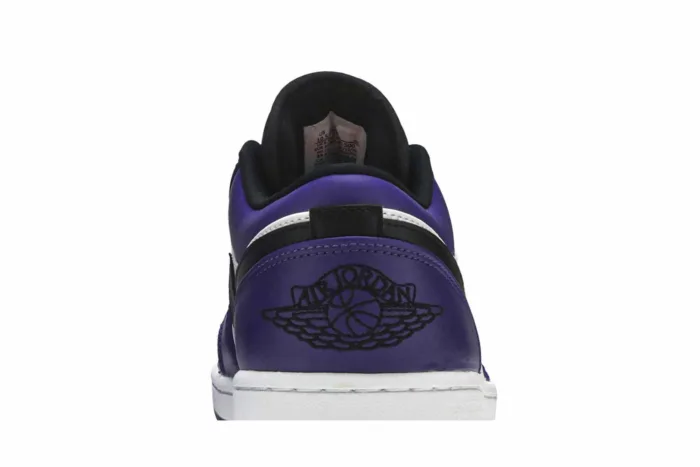 Air Jordan 1 Low 'Court Purple White' 553558-500 - Image 7