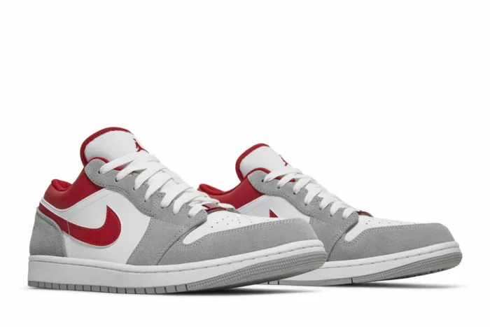 Air Jordan 1 Low SE 'Light Smoke Grey Gym Red' DC6991-016 - Image 8
