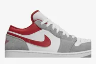 Air Jordan 1 Low SE 'Light Smoke Grey Gym Red' DC6991-016 - Image 2