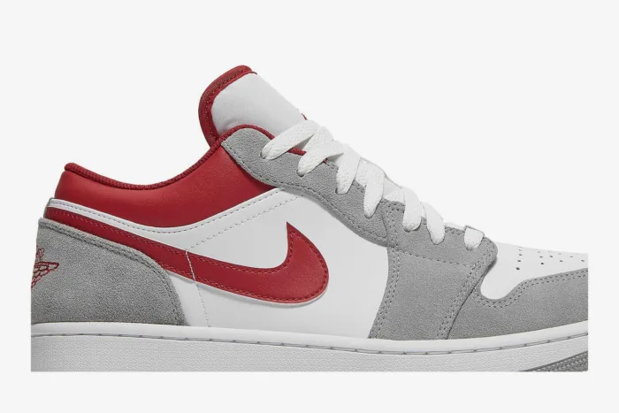 Air Jordan 1 Low SE 'Light Smoke Grey Gym Red' DC6991-016 - Image 2