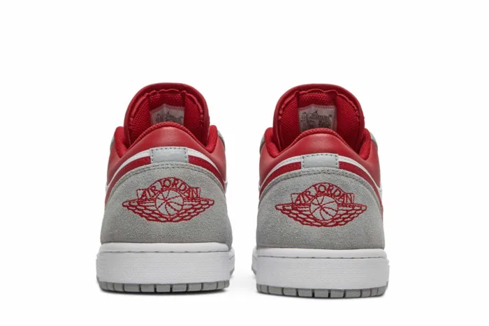 Air Jordan 1 Low SE 'Light Smoke Grey Gym Red' DC6991-016 - Image 6