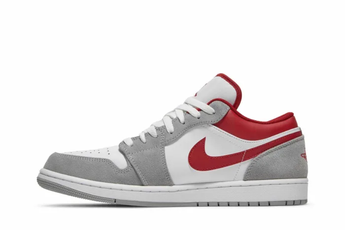 Air Jordan 1 Low SE 'Light Smoke Grey Gym Red' DC6991-016 - Image 3