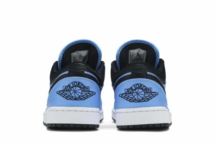 Air Jordan 1 Low 'University Blue Black' 553558-403 - Image 6