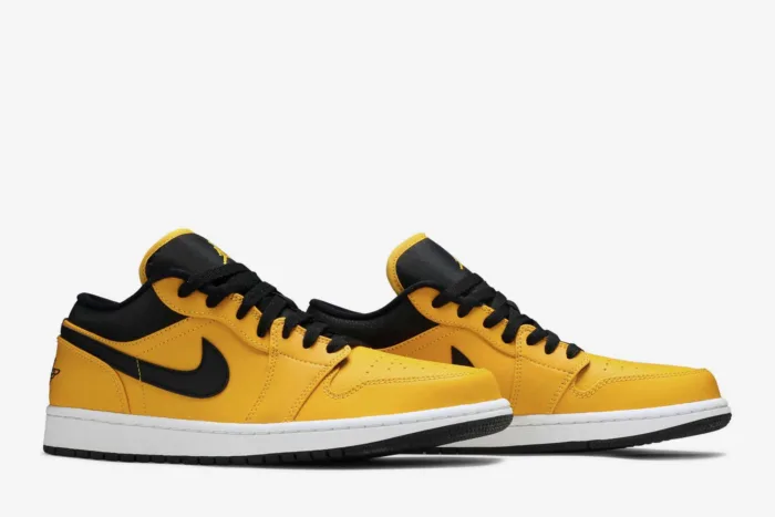 Air Jordan 1 Low 'University Gold Black' 553558-700 - Image 8