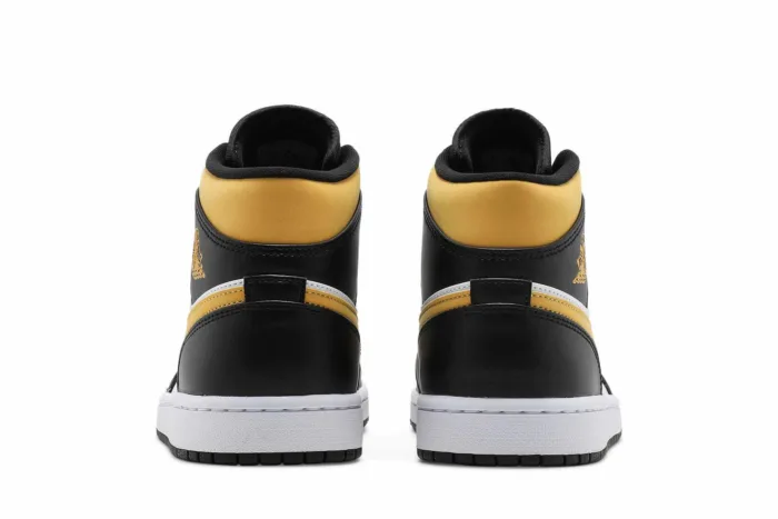 Air Jordan 1 Mid 'Black University Gold' 554724-177 - Image 6