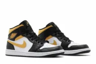 Air Jordan 1 Mid 'Black University Gold' 554724-177 - Image 8