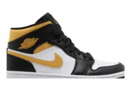 Air Jordan 1 Mid 'Black University Gold' 554724-177 - Image 2