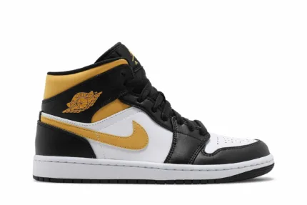 Air Jordan 1 Mid 'Black University Gold' 554724-177