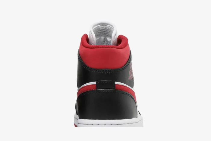 Air Jordan 1 Mid 'Black White Gym Red' 554724-122 - Image 7