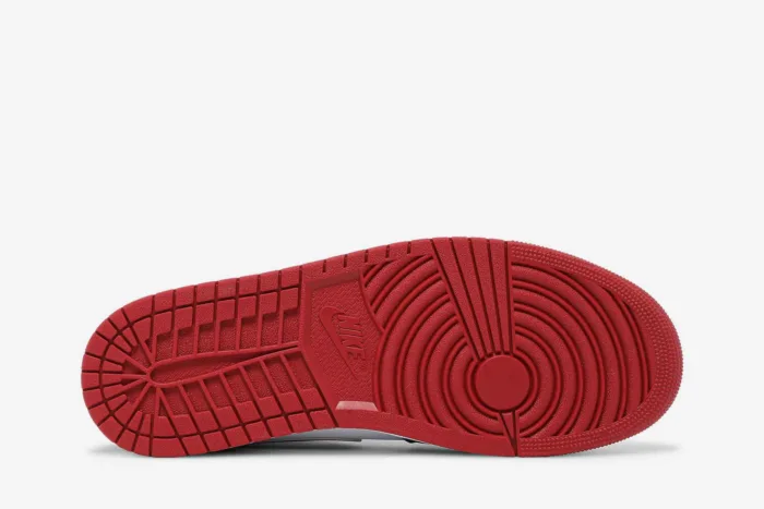 Air Jordan 1 Mid 'Black White Gym Red' 554724-122 - Image 4