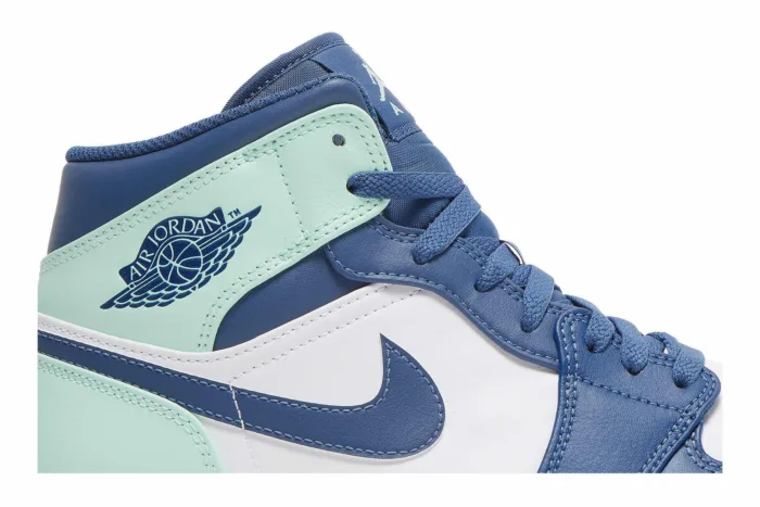 Air Jordan 1 Mid 'Blue Mint' 554724-413 - Image 2