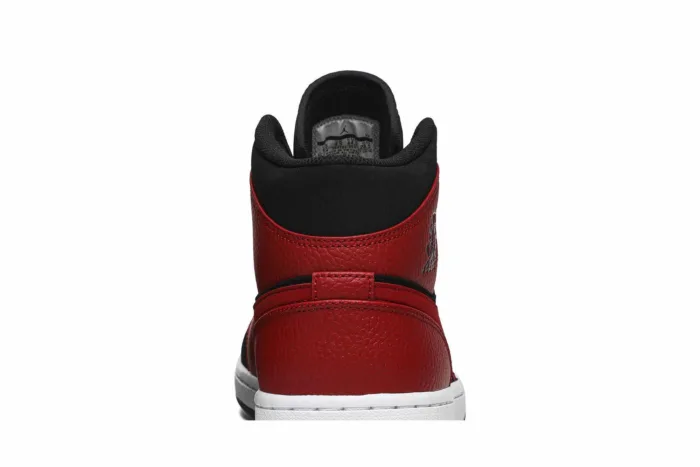 Air Jordan 1 Mid 'Bred' 554724-054 - Image 7