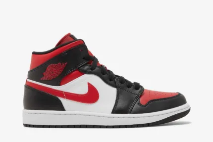 Air Jordan 1 Mid 'Bred Toe' 554724-079