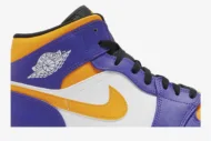 Air Jordan 1 Mid 'Lakers Purple' DQ8426-517 - Image 2