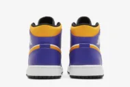 Air Jordan 1 Mid 'Lakers Purple' DQ8426-517 - Image 6