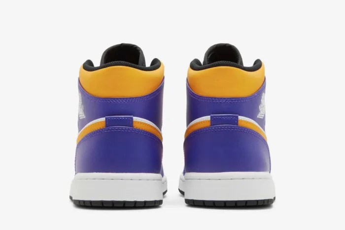 Air Jordan 1 Mid 'Lakers Purple' DQ8426-517 - Image 6