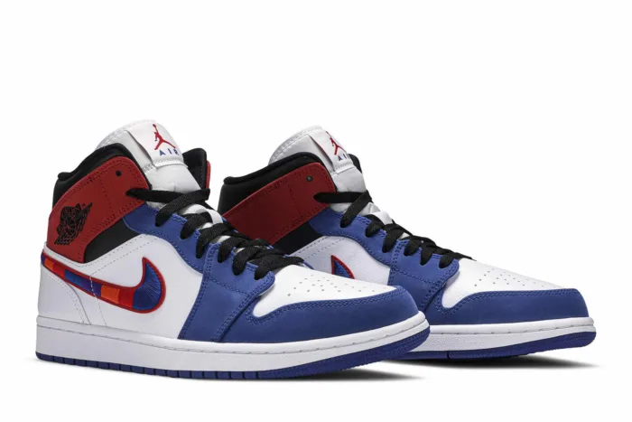 Air Jordan 1 Mid 'Multicolored Swoosh' 852542-146 - Image 8