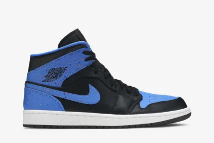Air Jordan 1 Mid 'Royal Splatter' 554724-048