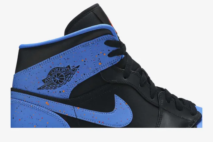 Air Jordan 1 Mid 'Royal Splatter' 554724-048 - Image 2
