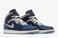 Air Jordan 1 Mid SE Craft 'Inside Out - Obsidian' DR8868-400 - Image 8